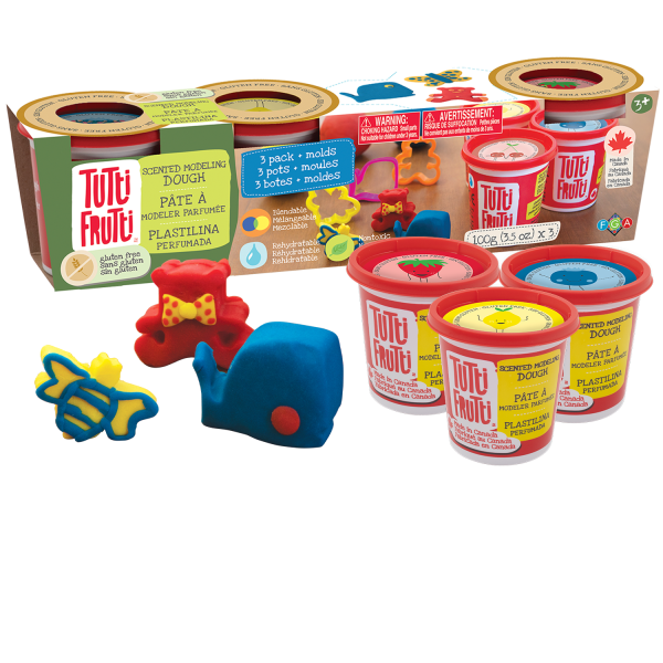 Tutti Frutti 3 Pack Fruit Scents & Molds GLUTEN FREE