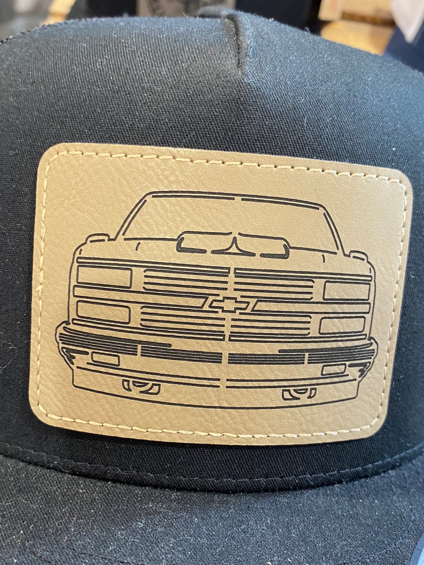 Leather Patch Hat