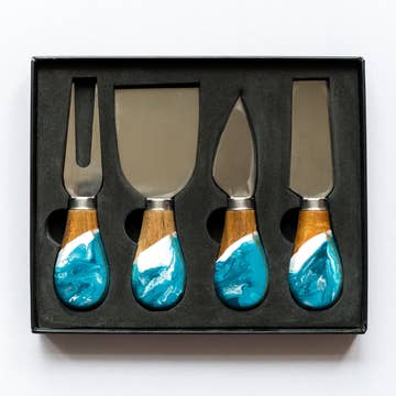 Resin Coated Cheese Knife Set