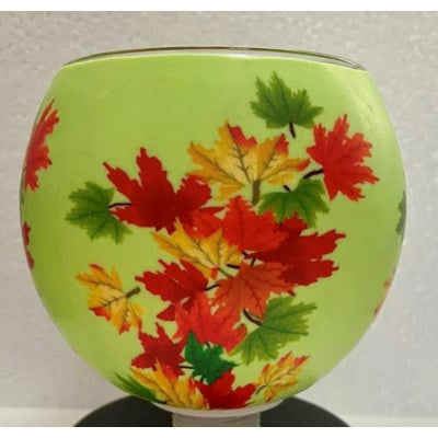Light Glass Maple Leaves