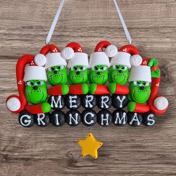Grinch Family Ornament
