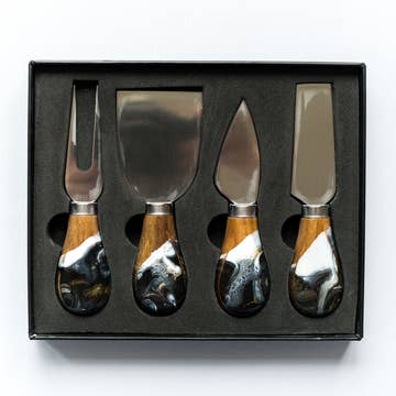 Resin Coated Cheese Knife Set