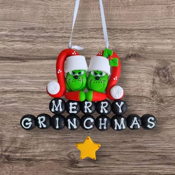 Grinch Family Ornament