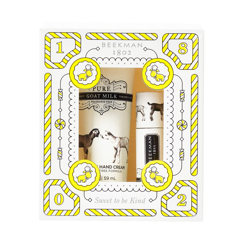 Goat Milk Hand Cream & Lip Balm Set