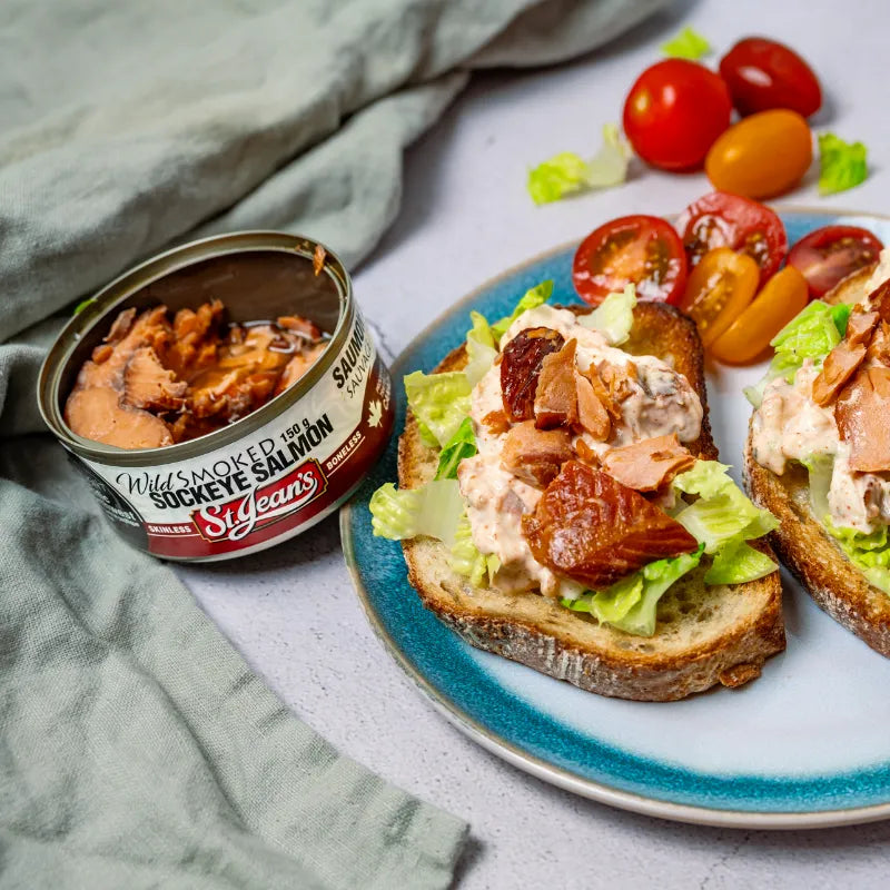 Canned Smoked Salmon - Wild Sockeye 150