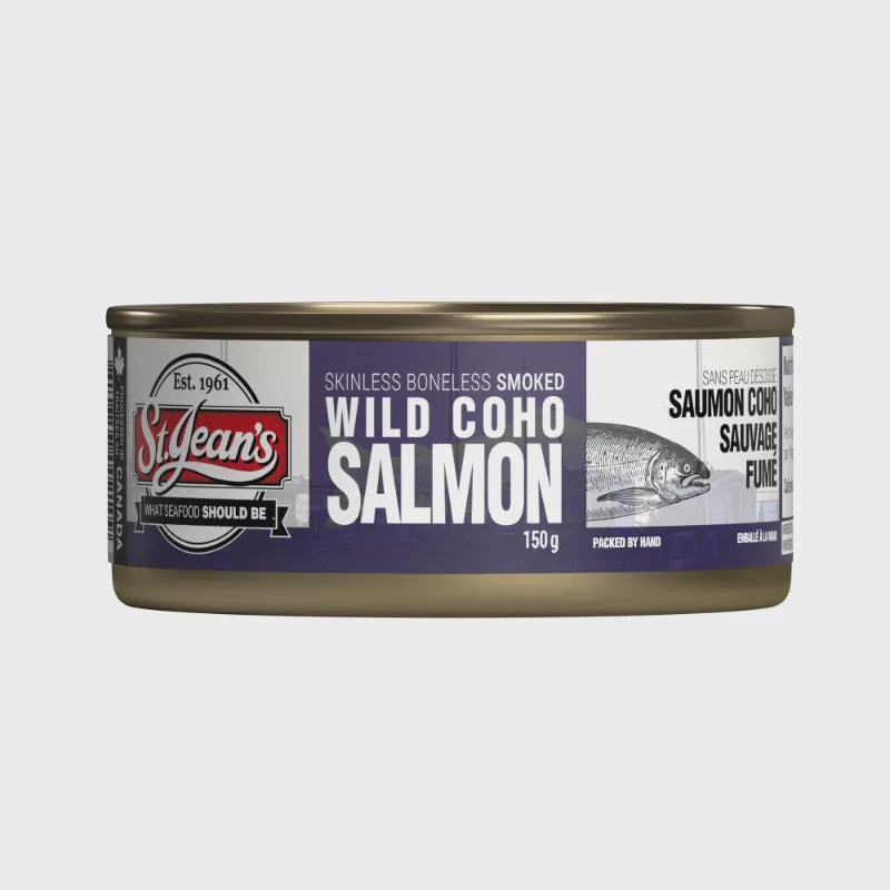 Canned Smoked Salmon - Wild Coho 150 g