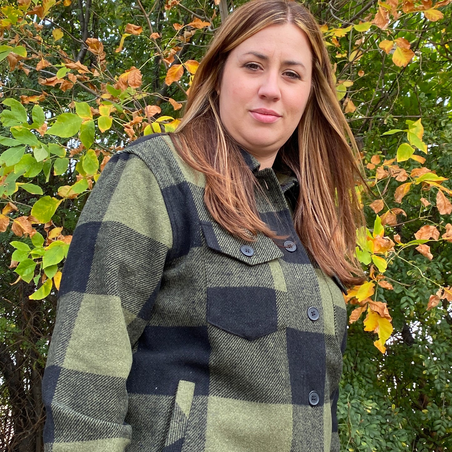 Shacket with Button Up Front
