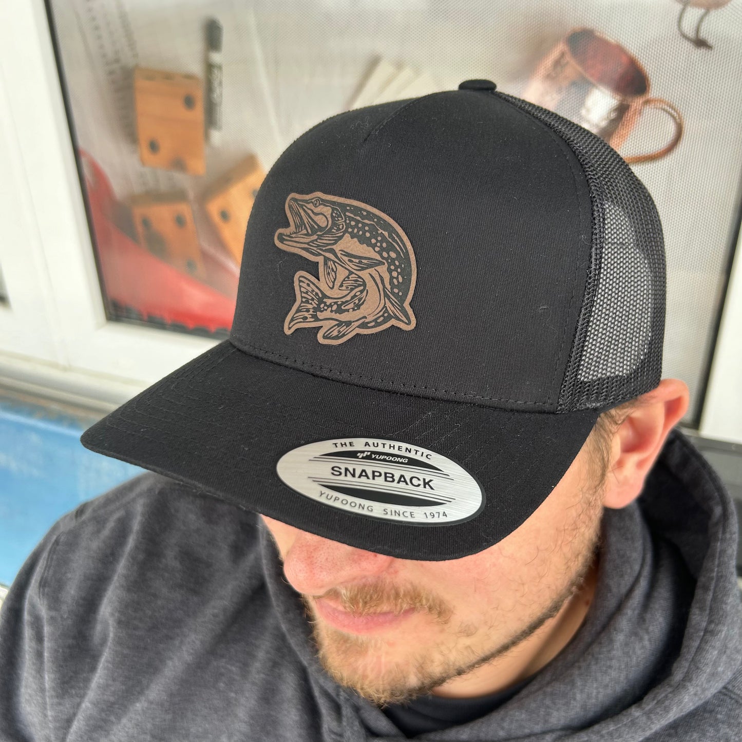 Leather Patch Hat
