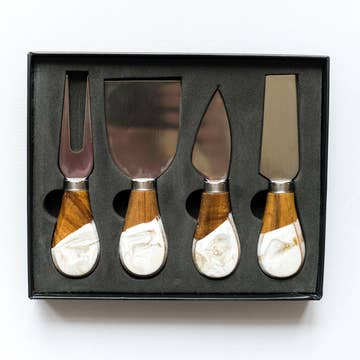 Resin Coated Cheese Knife Set