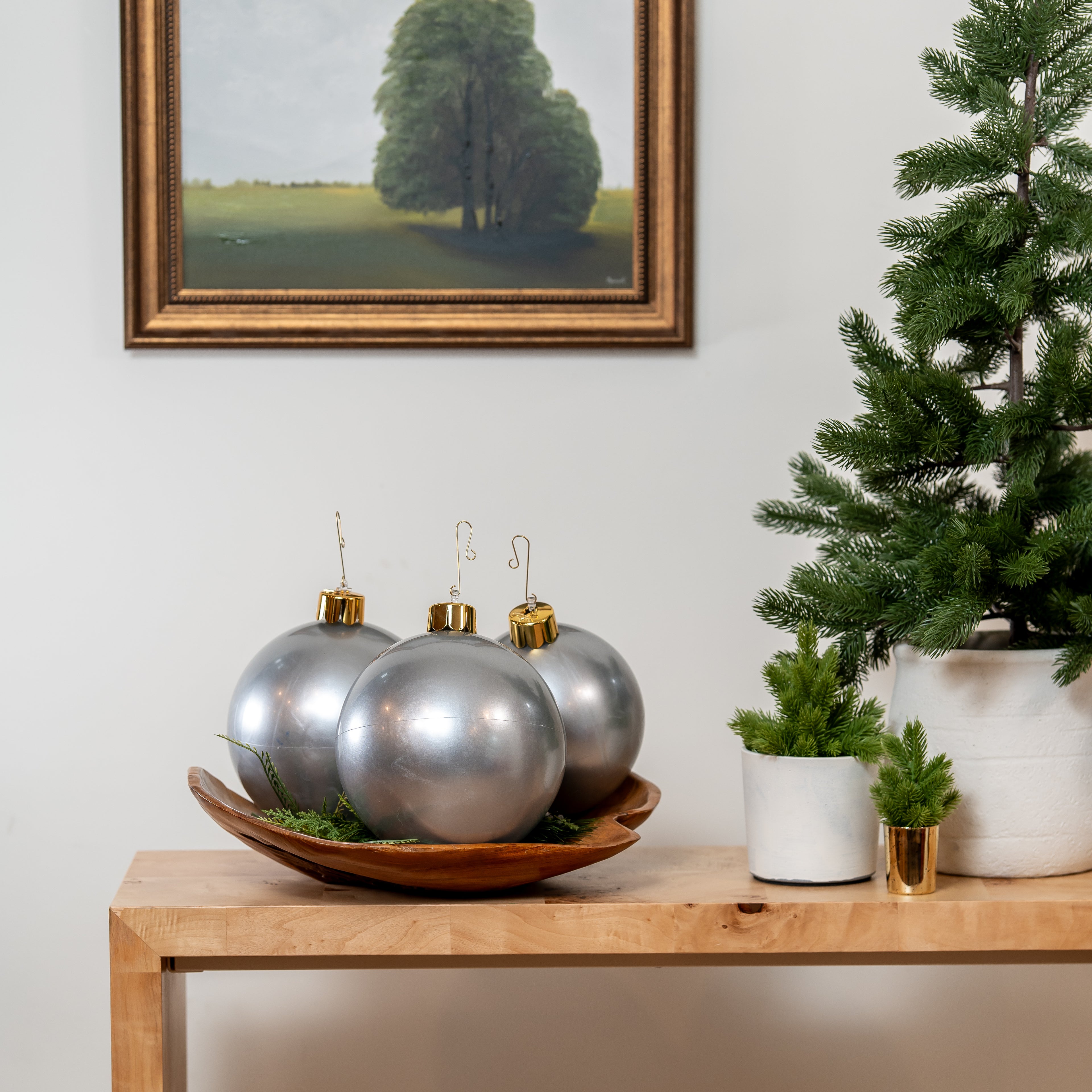 8" Mini Trio inflatable Christmas ornament