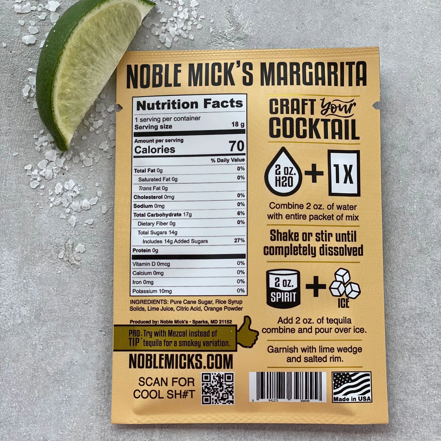 Noble Mick's Cocktails