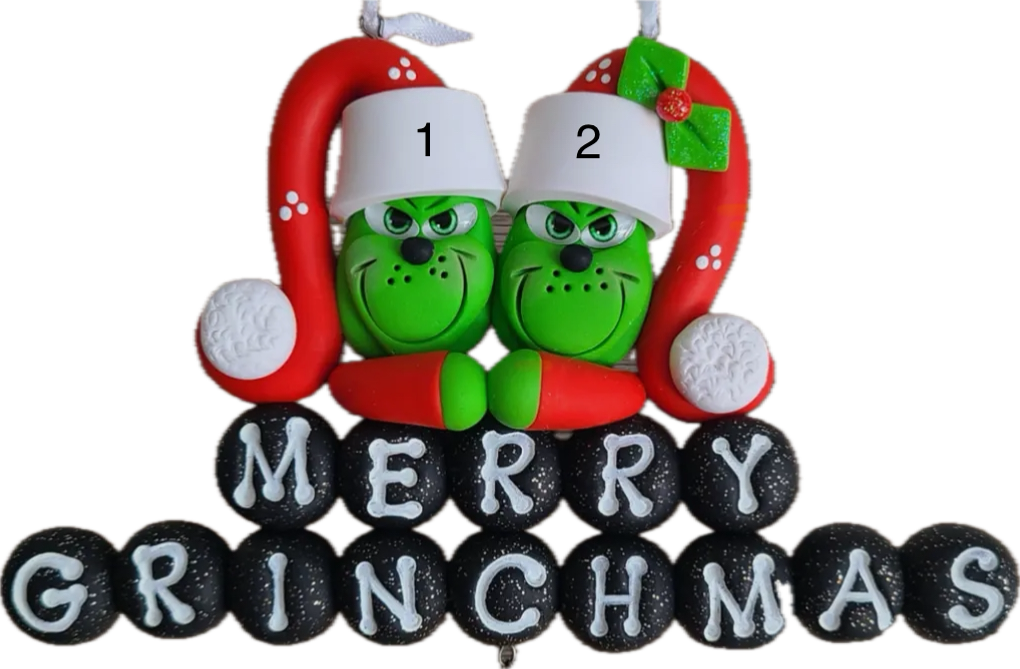 Grinch Family Ornament
