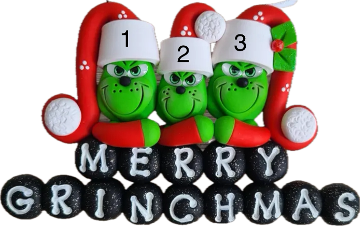 Grinch Family Ornament
