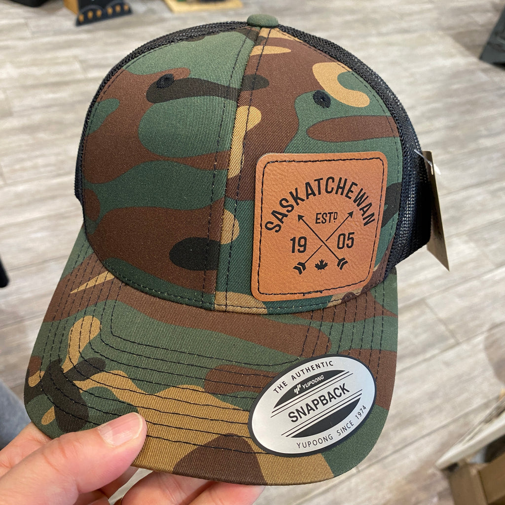 Leather Patch Hat