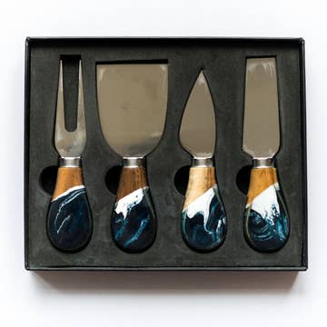 Resin Coated Cheese Knife Set