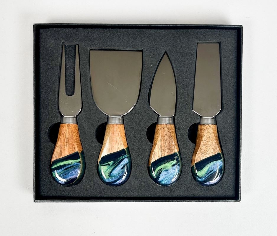 Resin Coated Cheese Knife Set