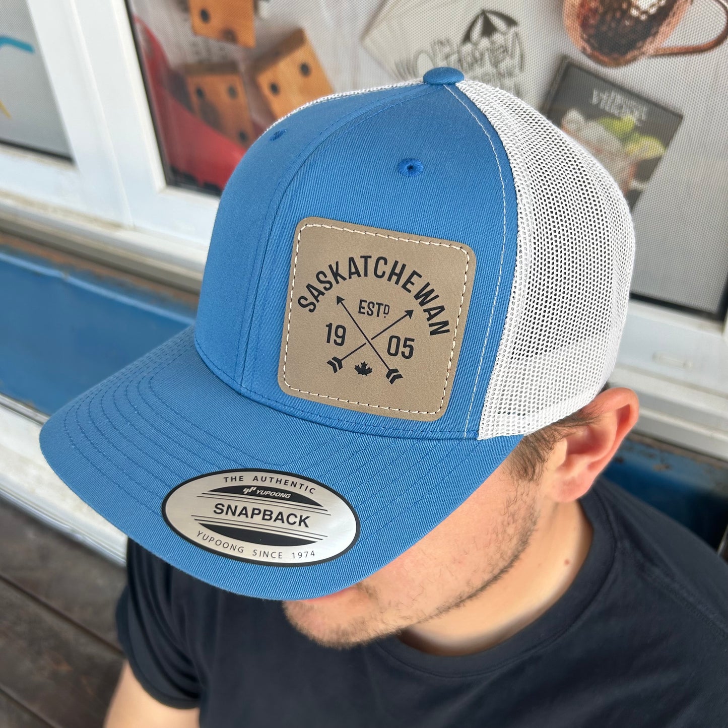 Leather Patch Hat