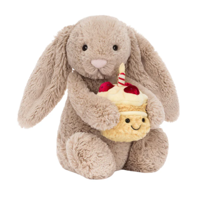 Bashful Beige Bunny 'Birthday'