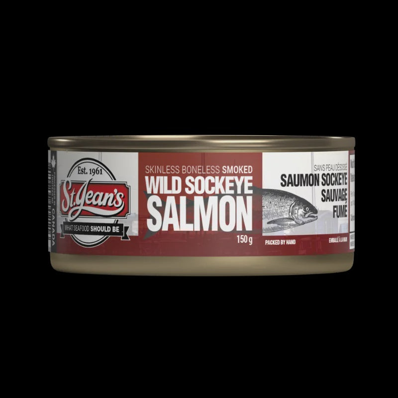 Canned Smoked Salmon - Wild Sockeye 150
