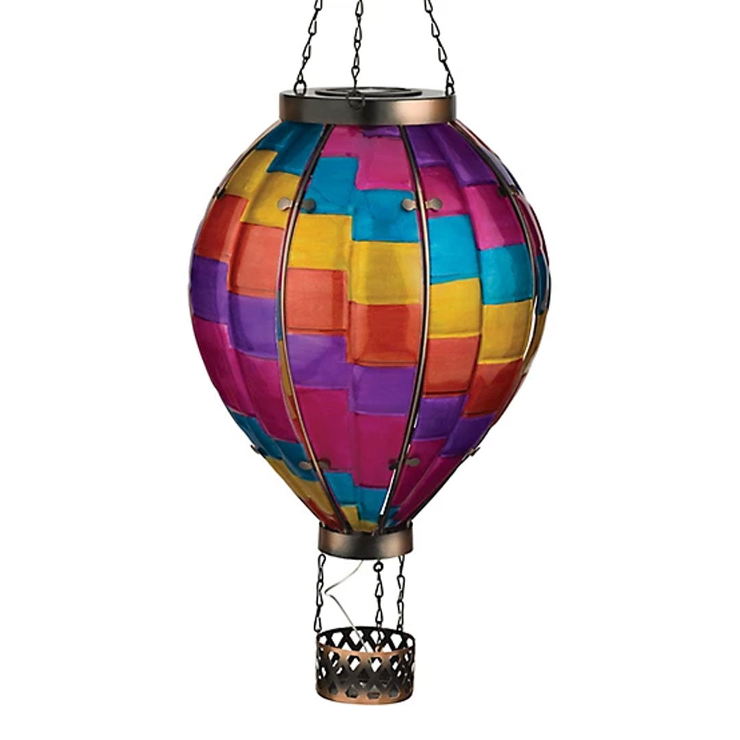 Solar Hot Air Balloon Lantern 27.25"