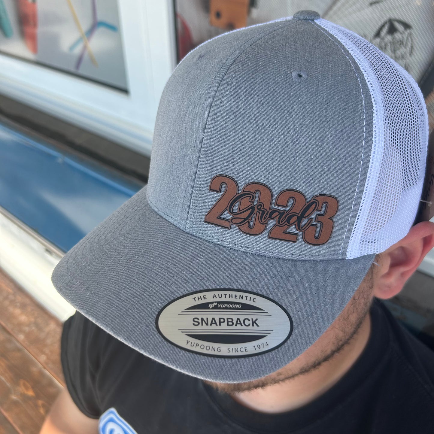 Leather Patch Hat
