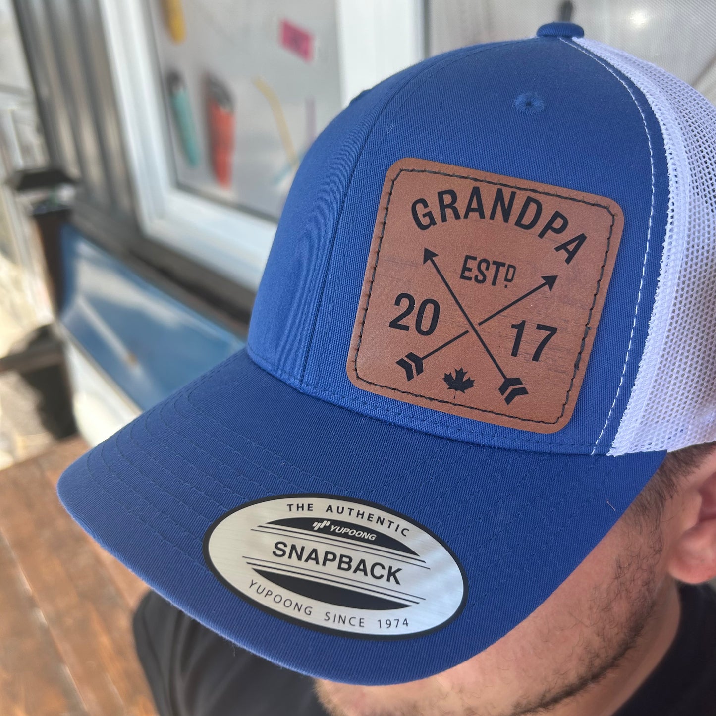 Leather Patch Hat