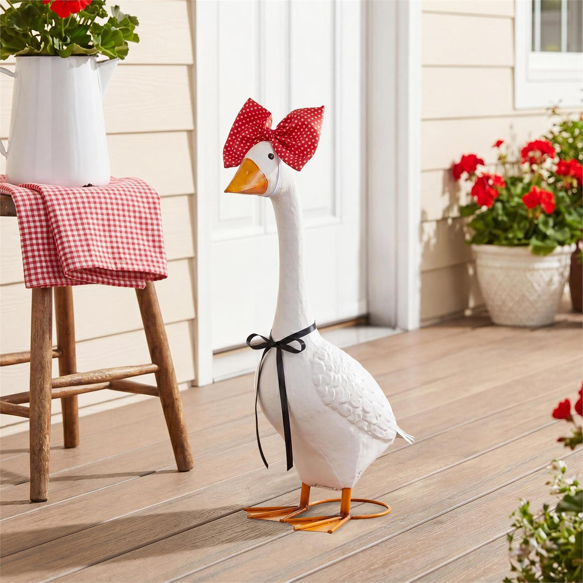 Polka Dot Giant Bow - Porch Goose Accessory
