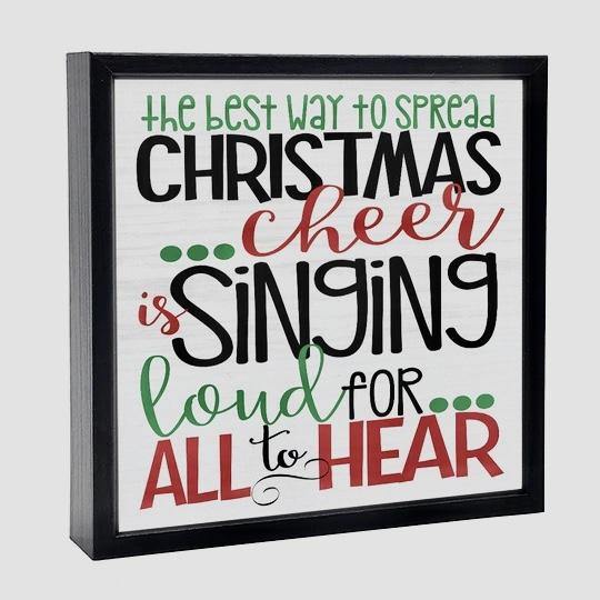 Christmas Box Signs - TWB Home Decor
