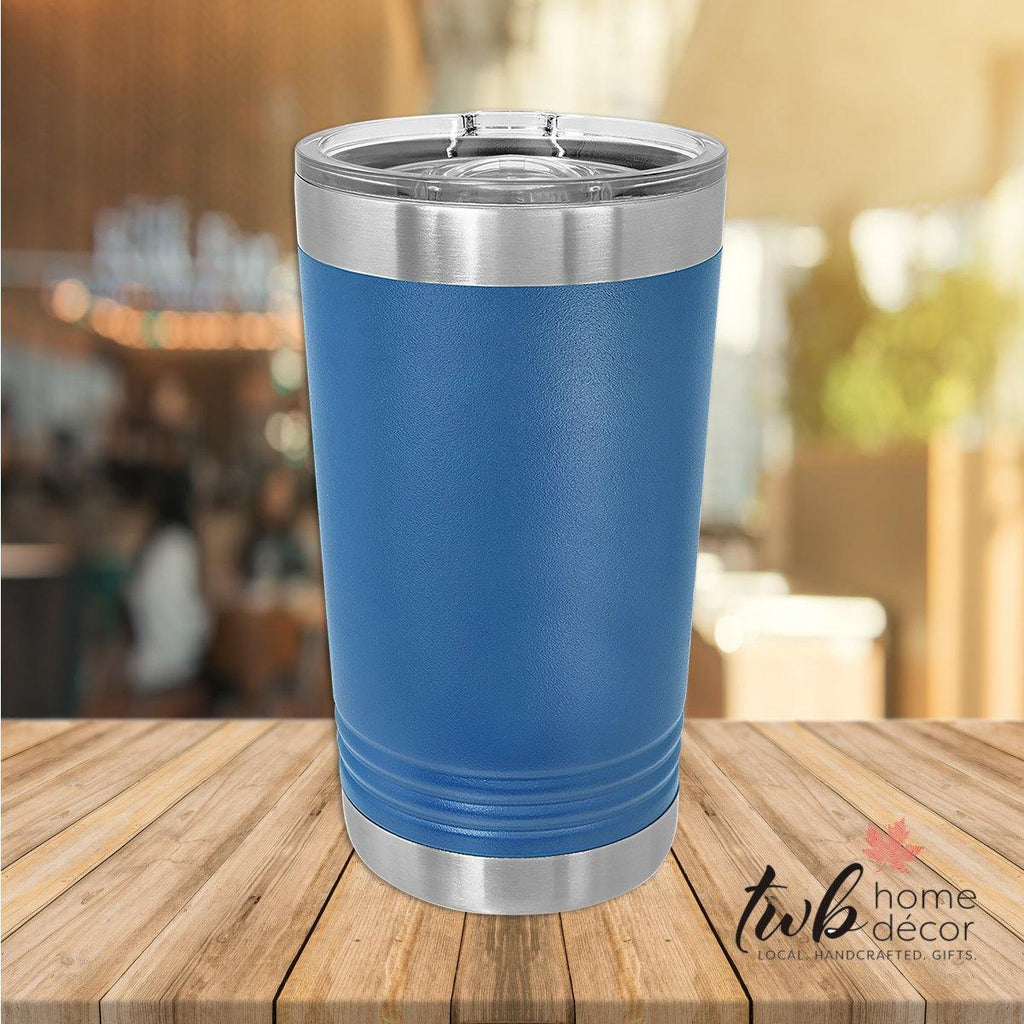 CUSTOM 16oz Pint Thermal - slider lid - TWB Home Decor