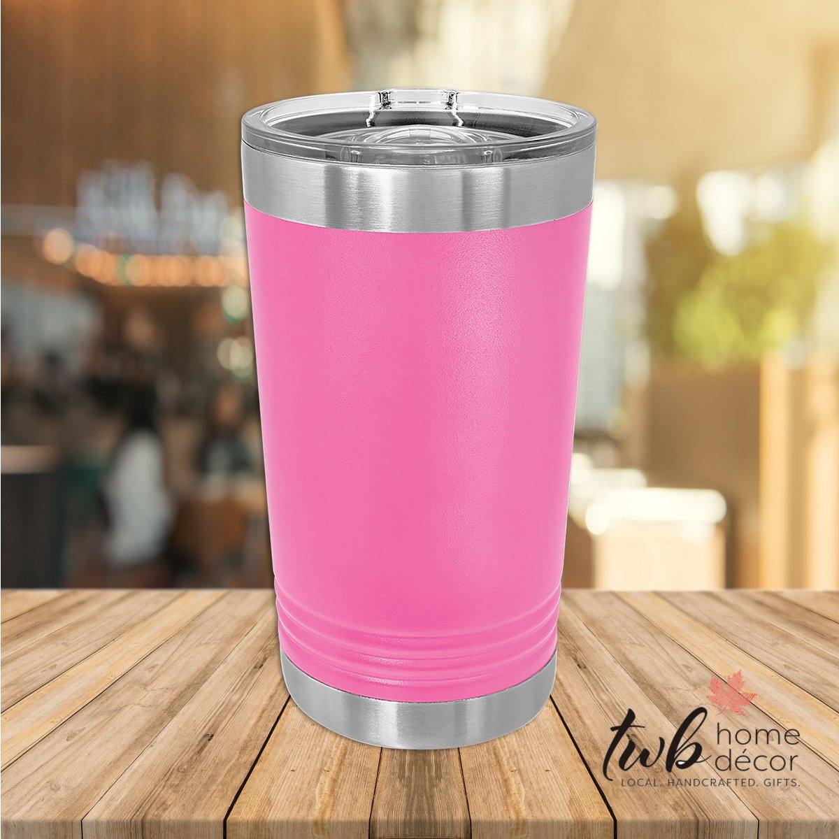 CUSTOM 16oz Pint Thermal - slider lid - TWB Home Decor