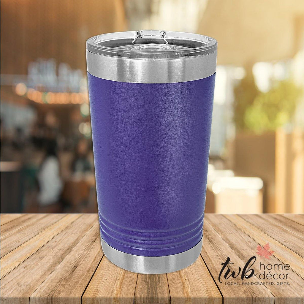 CUSTOM 16oz Pint Thermal - slider lid - TWB Home Decor