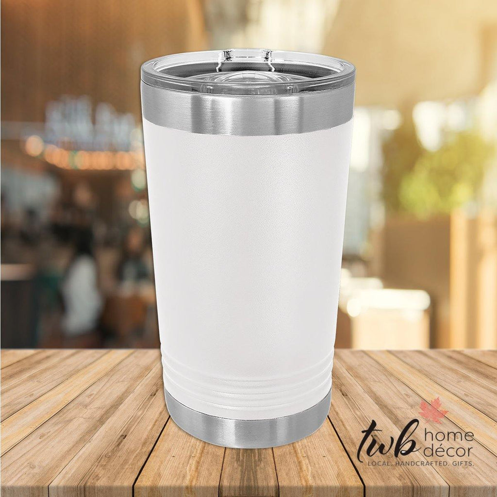 CUSTOM 16oz Pint Thermal - slider lid - TWB Home Decor