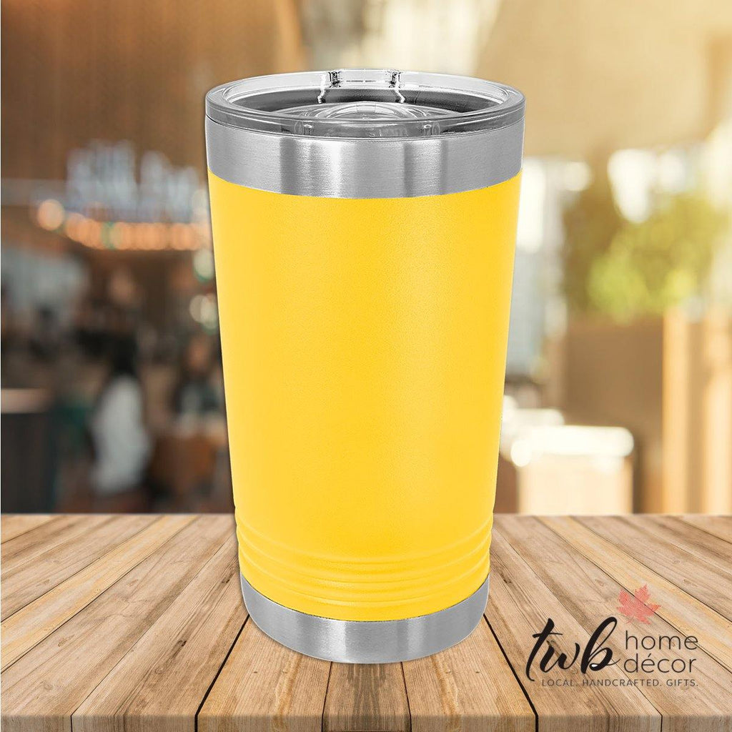 CUSTOM 16oz Pint Thermal - slider lid - TWB Home Decor