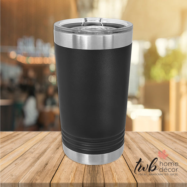 CUSTOM 16oz Pint Thermal - slider lid