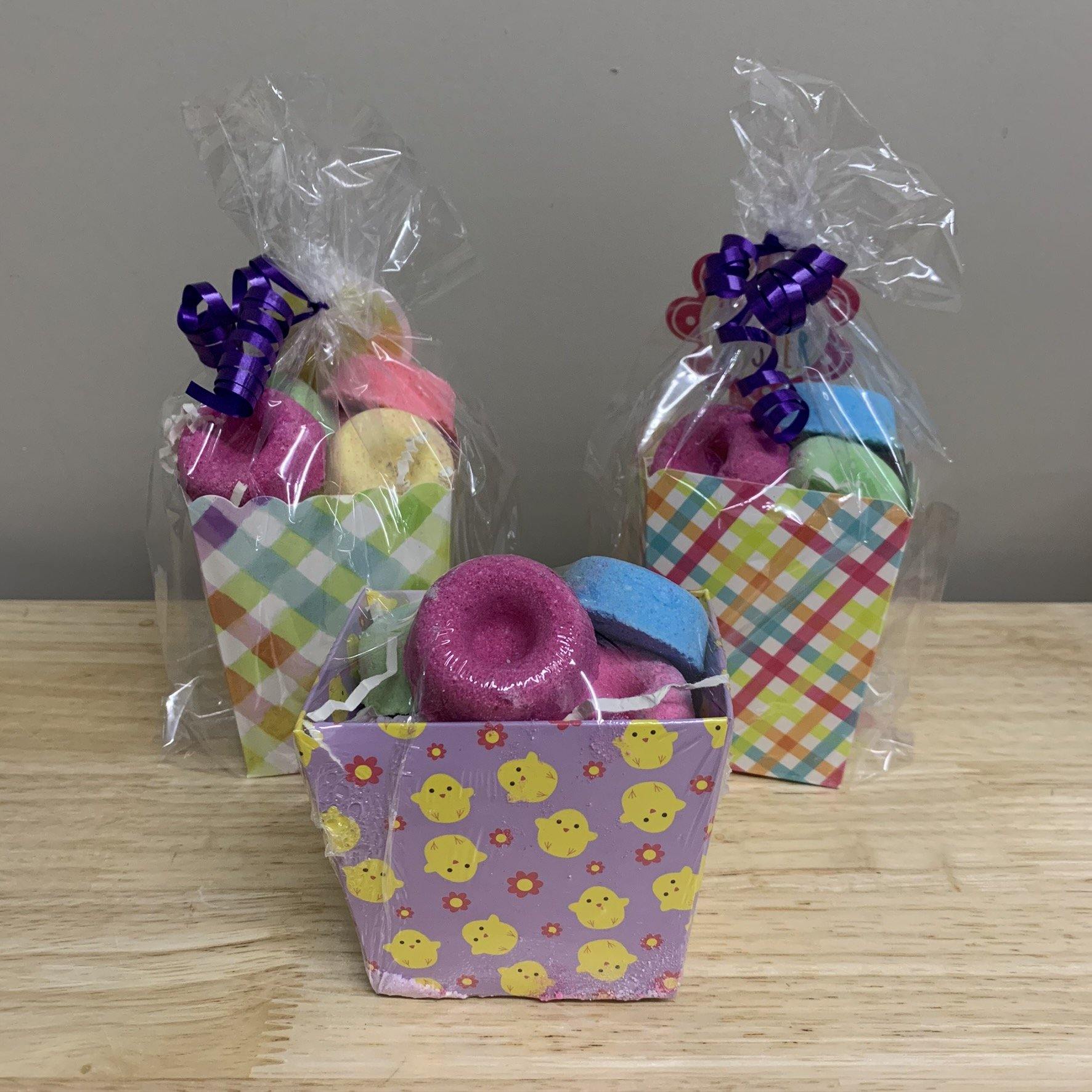 Gift Pack of 5 Mini Donut Bath Bombs - TWB Home Decor