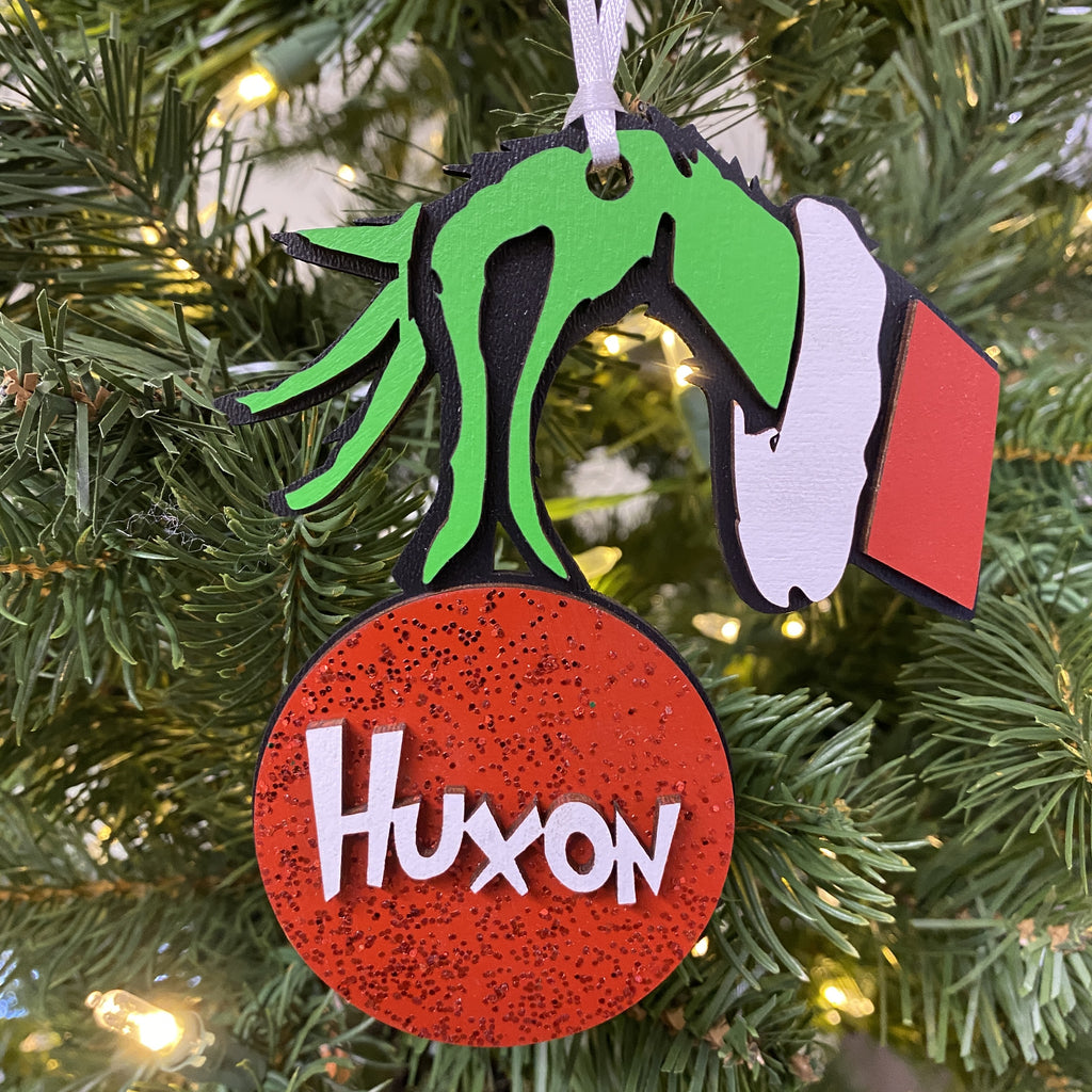 Grinch Personalized Ornament
