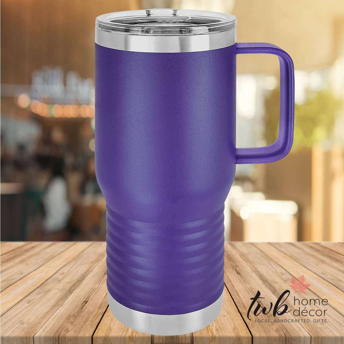 CUSTOM 20oz Thermal with handle - TWB Home Decor