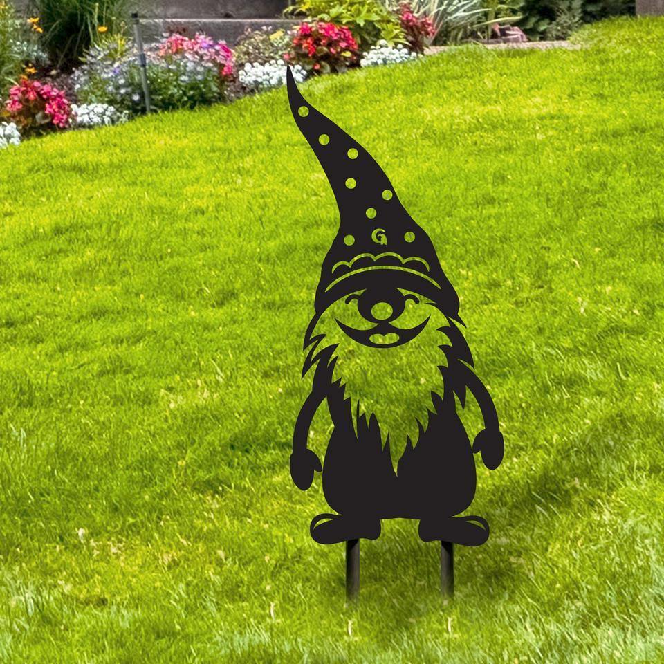 Metal Ground Gnomes - TWB Home Decor