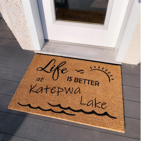 CUSTOM Lake Doormat - TWB Home Decor