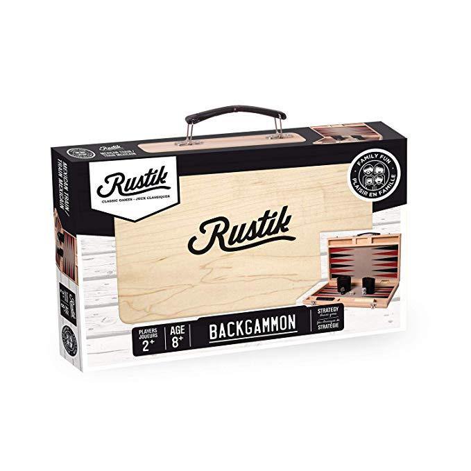 Backgammon Deluxe Wood Case - TWB Home Decor