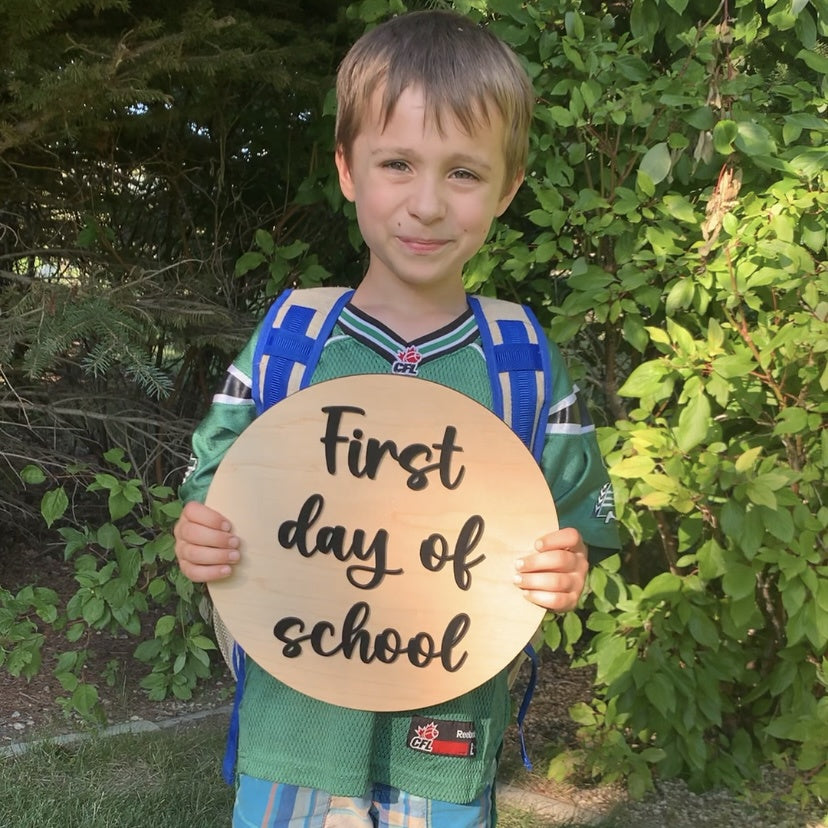 First/Last Day of School Signs