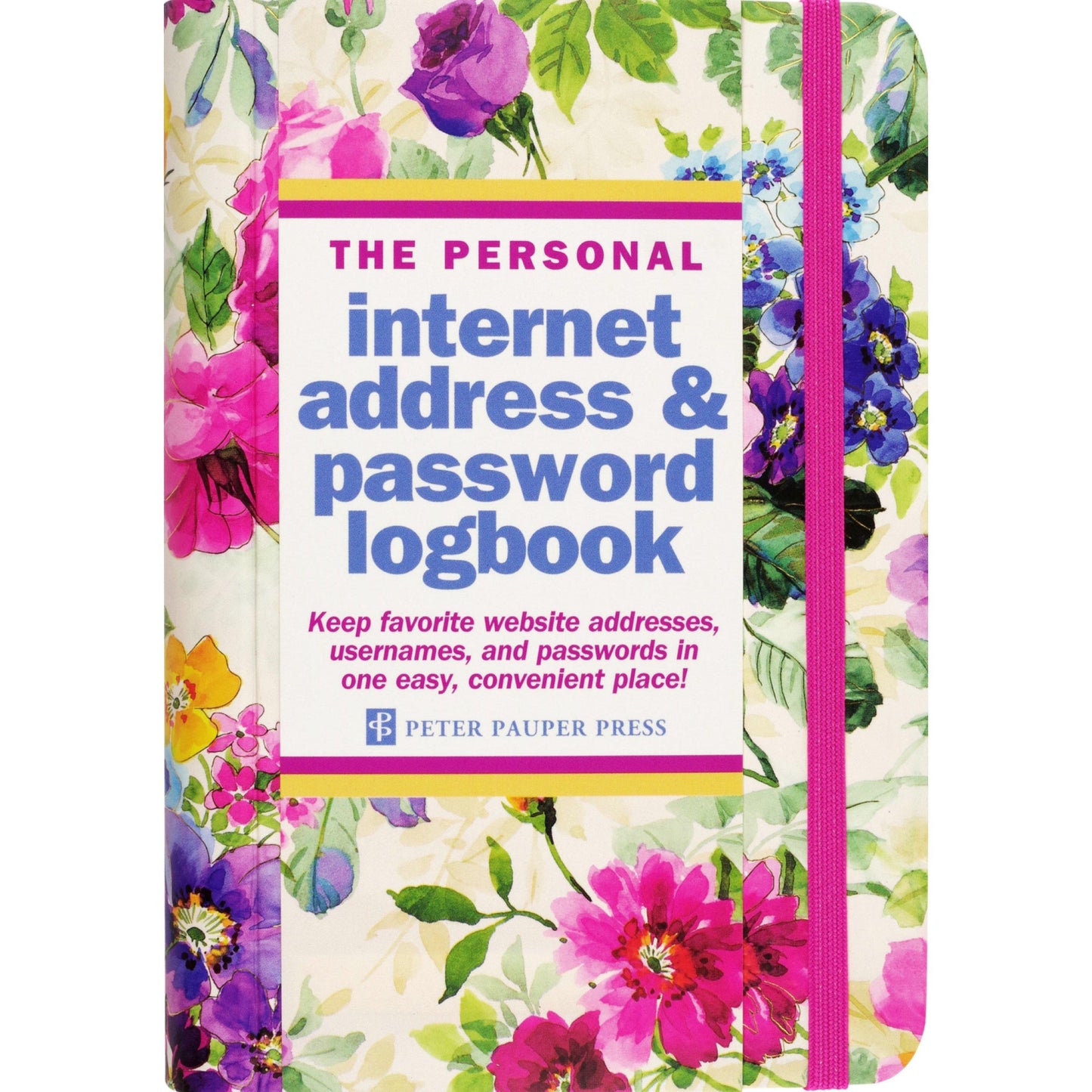 Internet Address & Password Logbook - TWB Home Decor