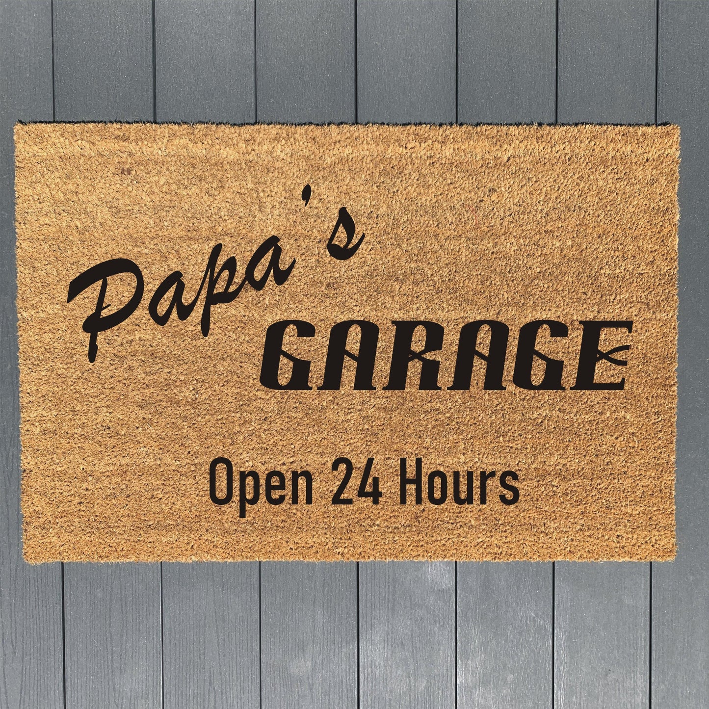 CUSTOM Garage Doormat - TWB Home Decor