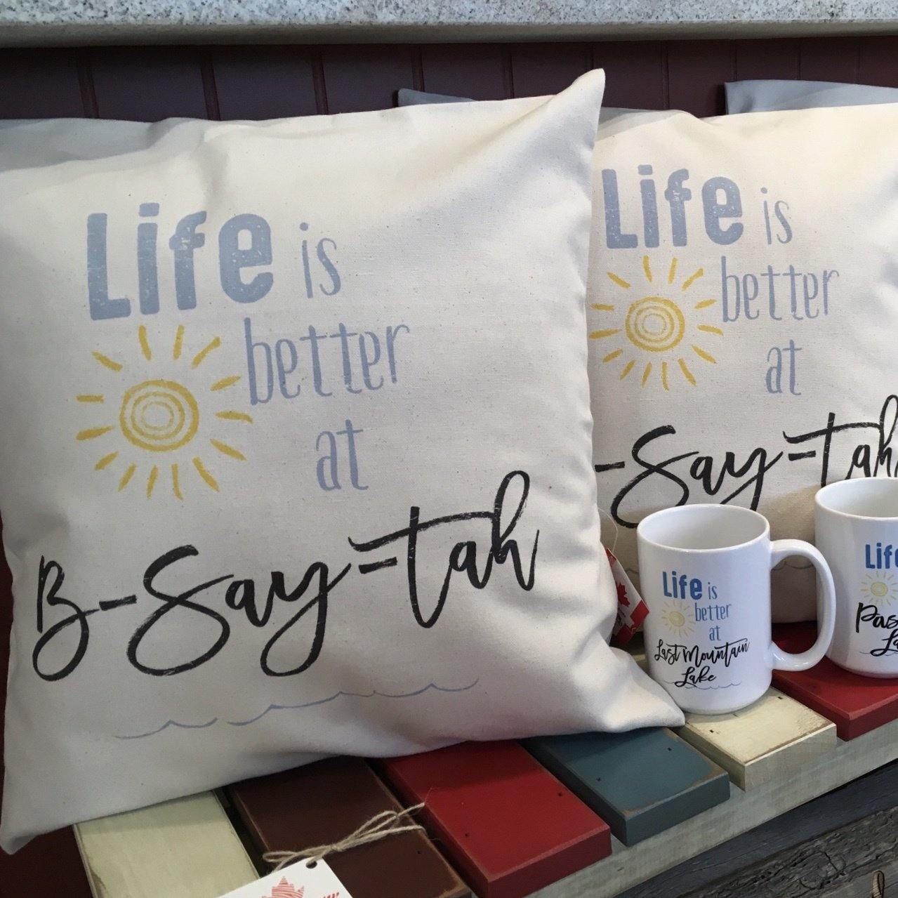 Life is Better at... Pillow (18”x18”) - TWB Home Decor