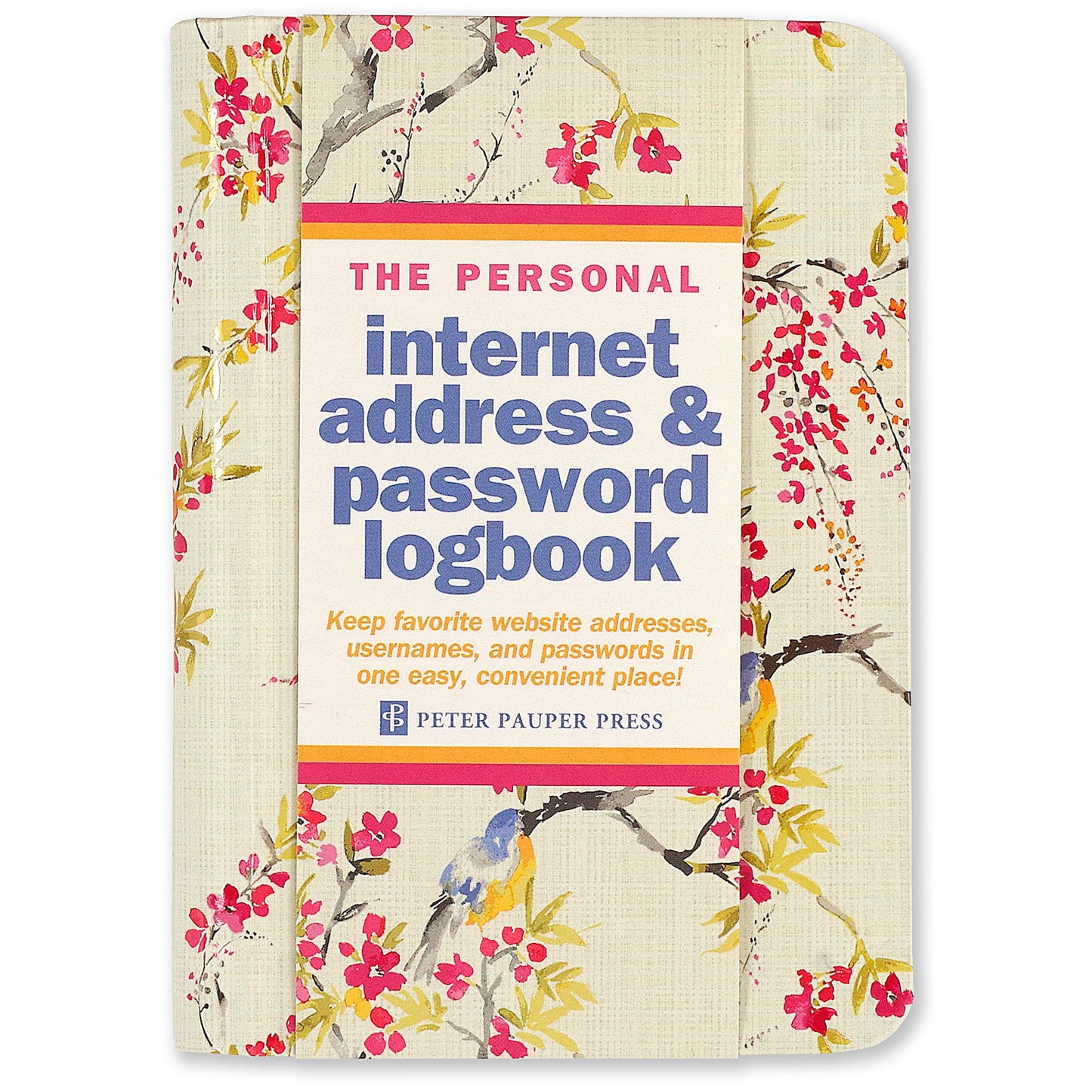 Internet Address & Password Logbook - TWB Home Decor