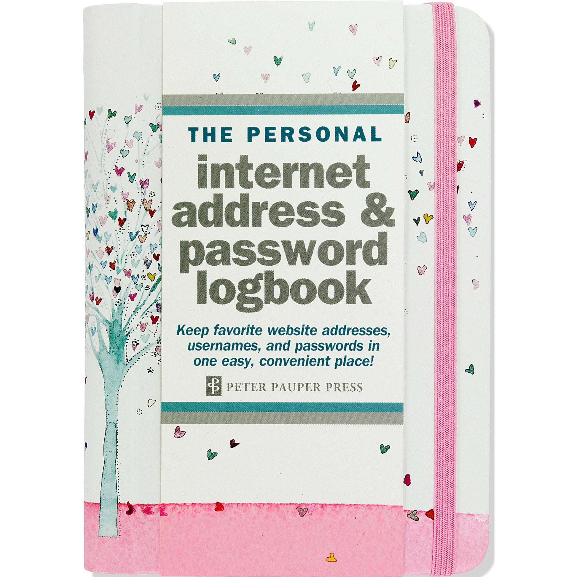 Internet Address & Password Logbook - TWB Home Decor