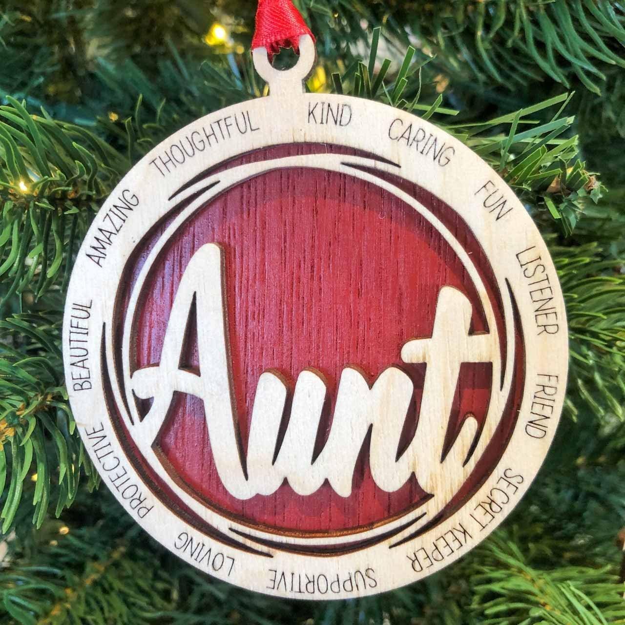 Aunt Ornament - TWB Home Decor