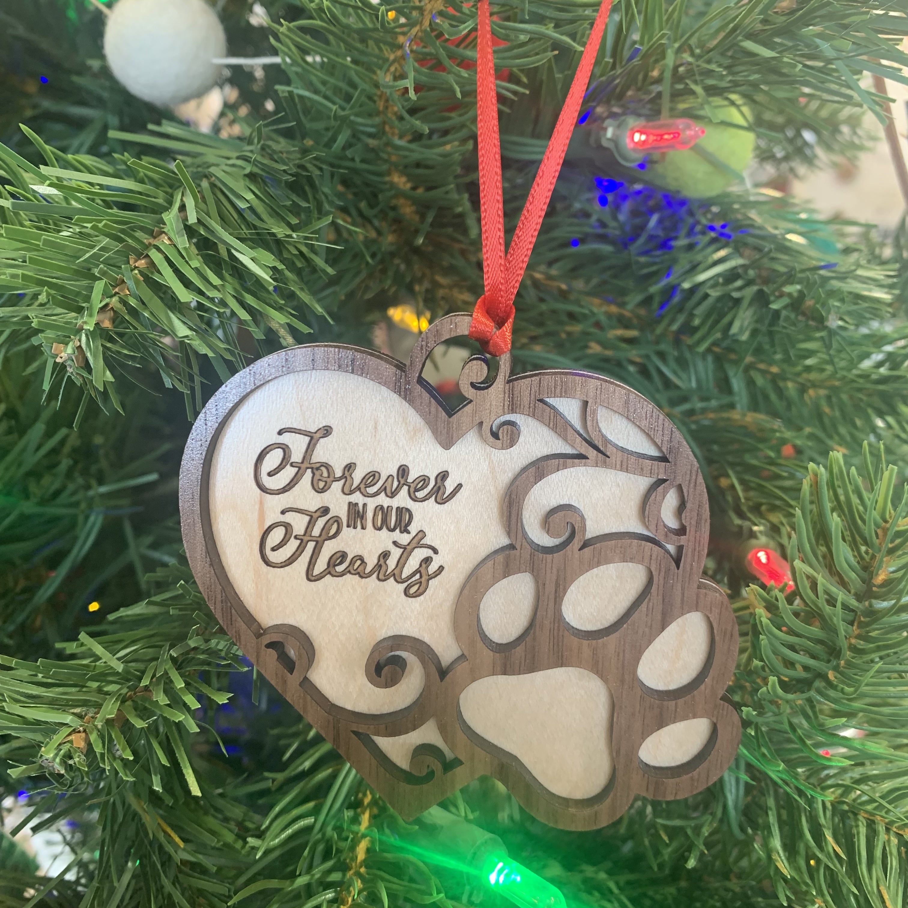 Forever in our Hearts Pet Ornament