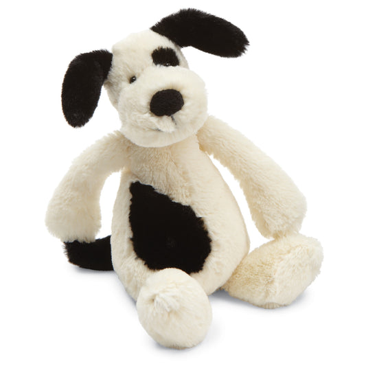 Bashful Black & Cream Puppy Little