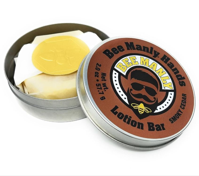 Bee Manly Hands Lotion Bar 2 oz